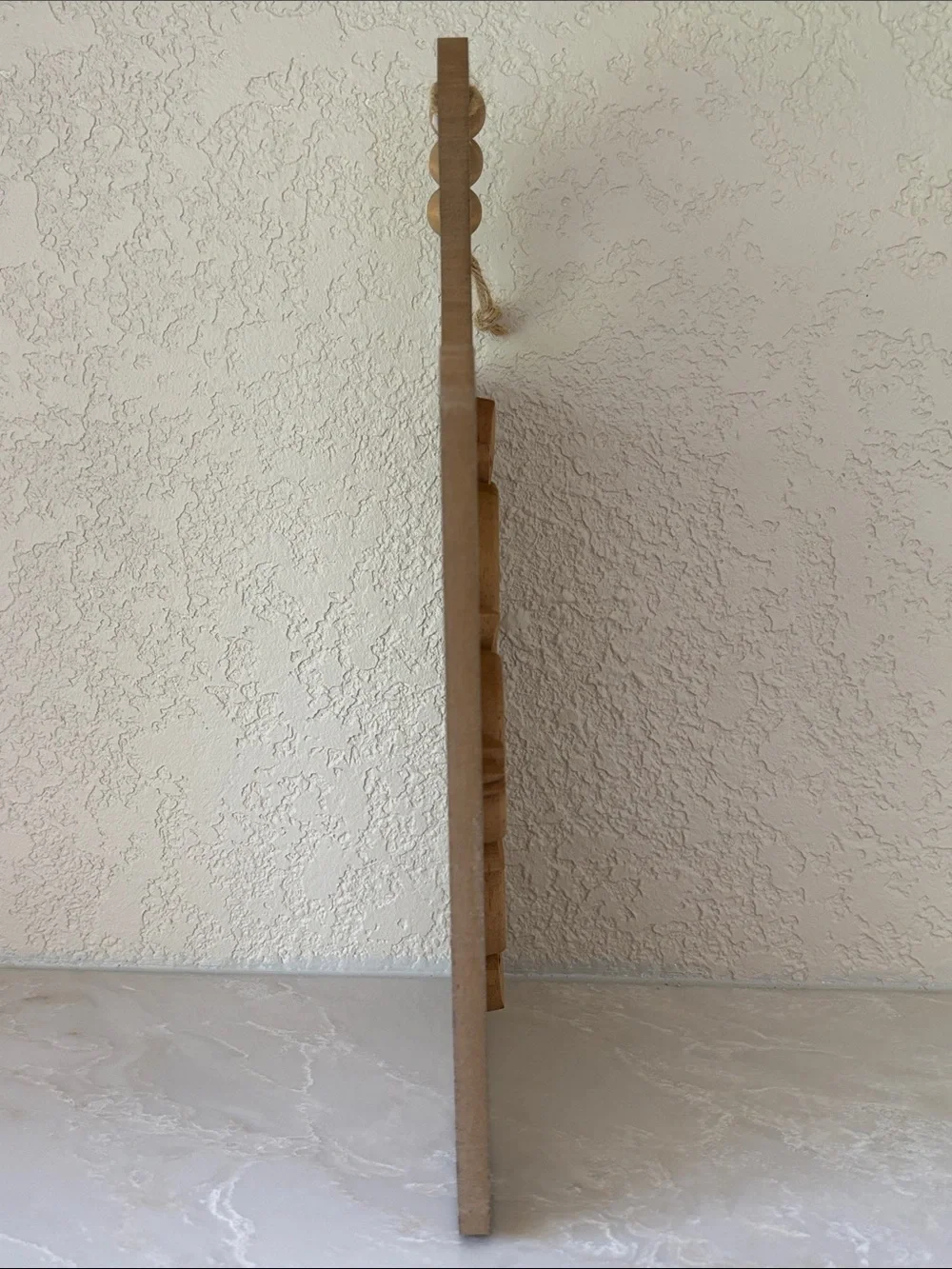 Hobby Lobby Wooden Wall Plaque in Natural Brown